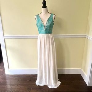 Filly Flair Blue Lace Dress